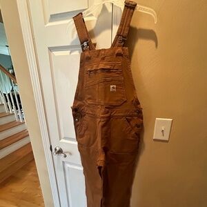 Brand new Carhartt Brown Denin Overalls